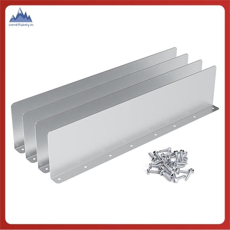 4 ชิ้น Gutter Valley Splash GUARD Rainwater Valley Gutter Splash GUARD Rain หยด Gutter GUARD สําหรับ