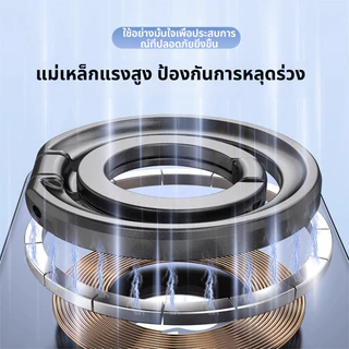 Magnetic Ring Holder ใช้ได้กับ iPhone Samsung Android แหวนแม่เหล็กติดโทรศัพท์มือถือ แบบพับได้ ที่วางโทรศัพท์