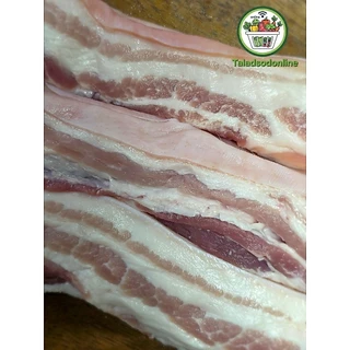 หมูสามชั้น หั่นเส้น สด สะอาด รับประกันคุณภาพ