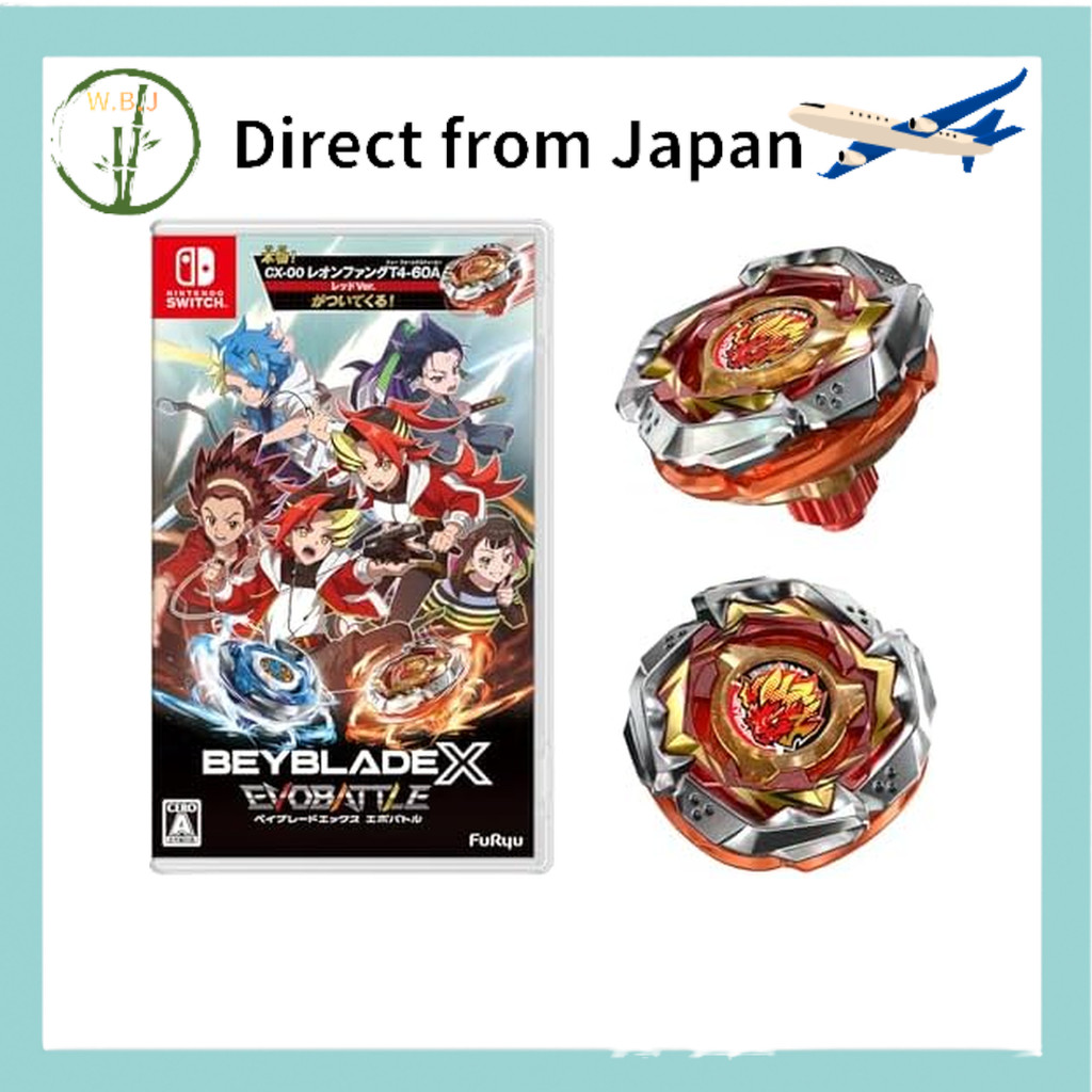 [Direct from Japan] เบย์เบลด X อีโว แบทเทิล - สวิตช์ [ของแถมจากผู้ผลิต] "CX-00 Leon Fang T4-60A Red 