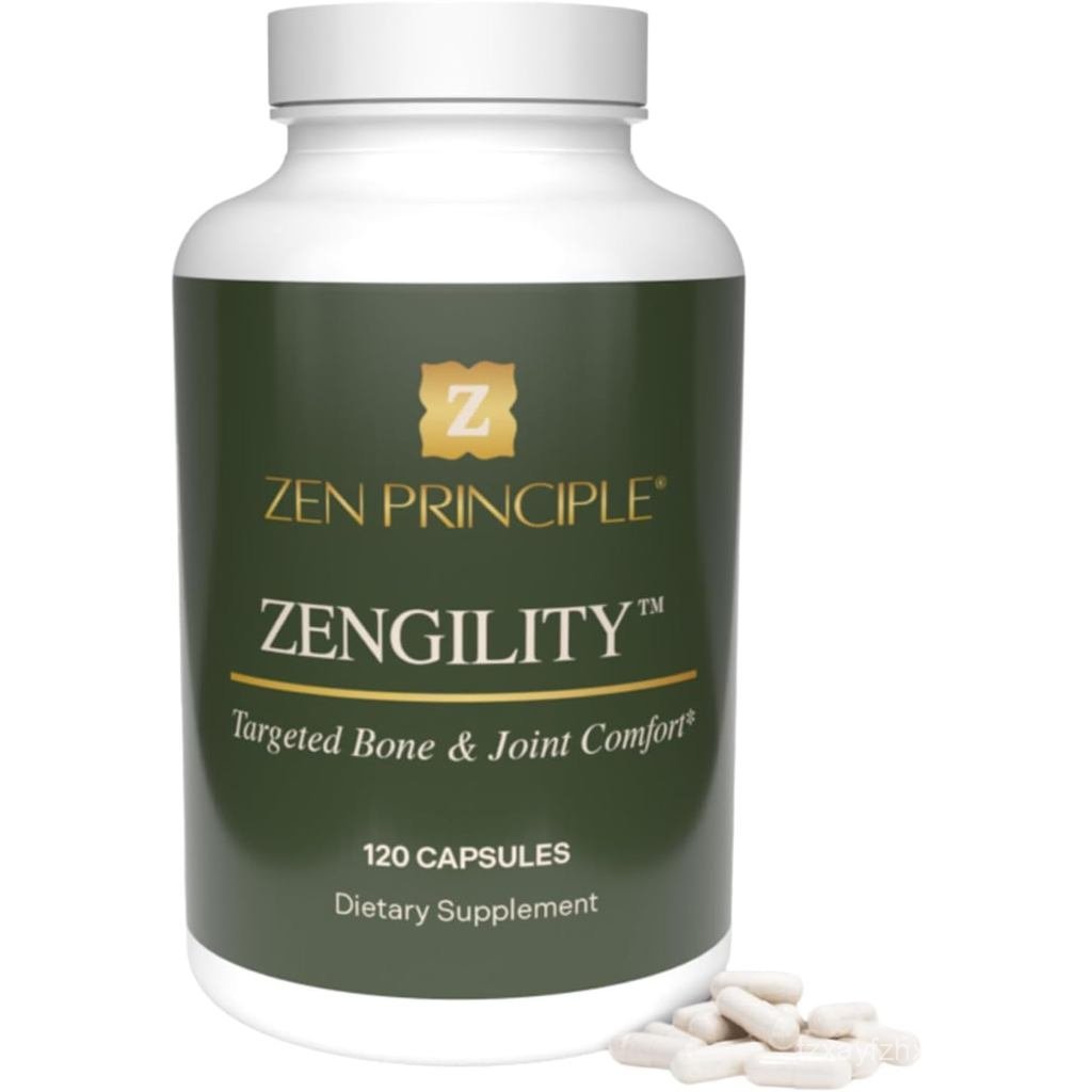 Zen Principle ยูทิลิตี้เซน™ Joint Support & Bone Strength อาหารเสริม – บรรเทาอาการปวดเร็วด้วย MSM, แ