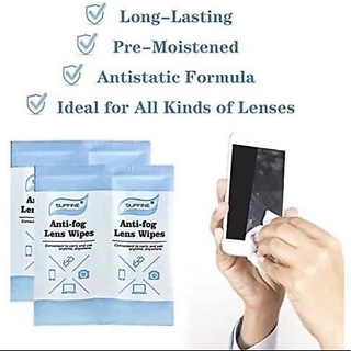 ✅ พร้อมส่ง แผ่นเช็ดเลนส์ นวัตกรรมใหม่ Anti Fog กันหมอก กันฝ้า แห้งเร็ว ไม่ทิ้งรอยขีดข่วน