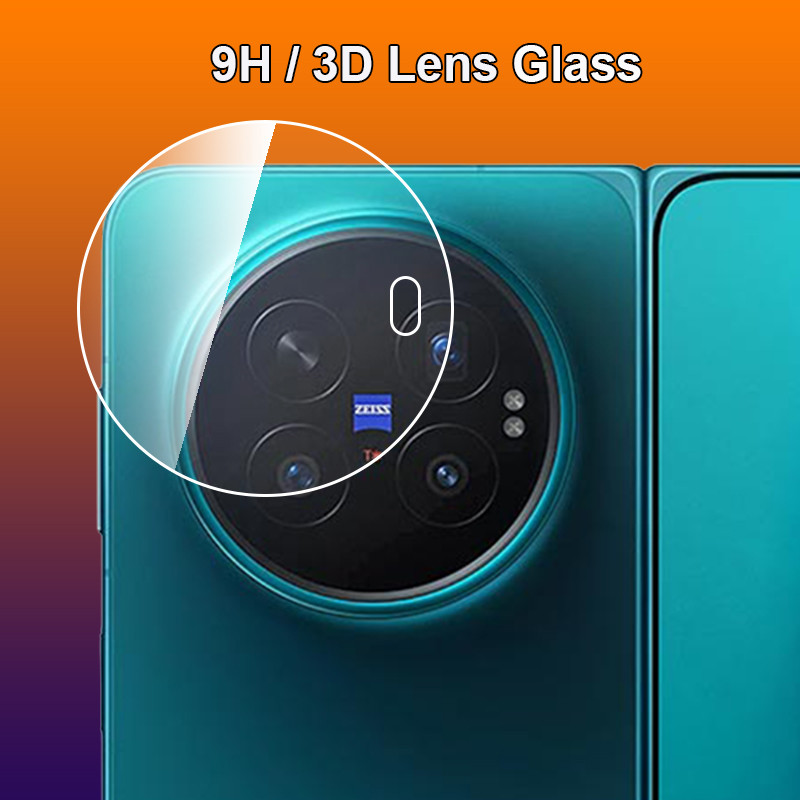 เข้ากันได้กับ vivo X พับ 6 5 Fold5 Fold6 เลนส์กล้องด้านหลัง 9H ความแข็ง Clear กระจกนิรภัยป้องกันฟิล์ม Guard