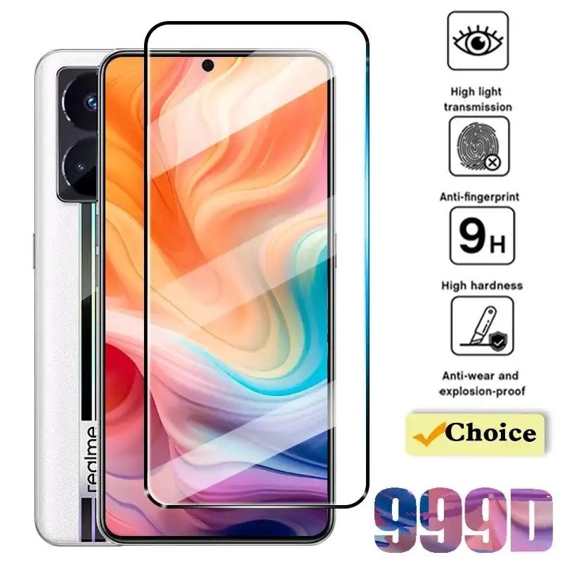 เหมาะสําหรับRealme 6/7/8/9 Pro, 8i/9i 5G, 6SและRealme 10/10S/10T/11 (4G)/12X/13 Full Protection 999D