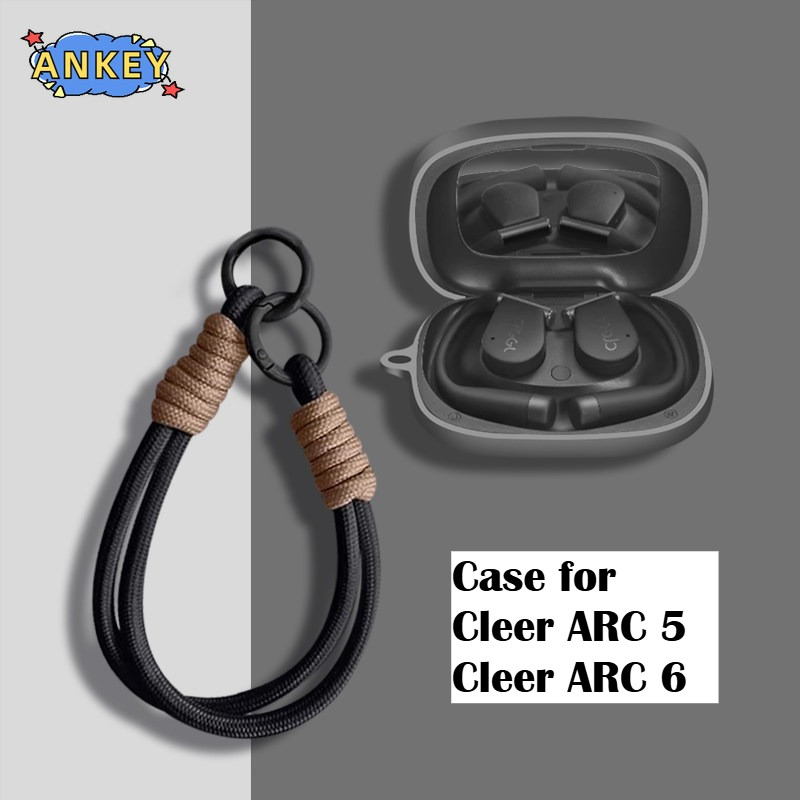 Compatible with Cleer ARC 6 Bluetooth Earphone Silicone Protective Case for Cleer ARC 5 Cute Nylon L