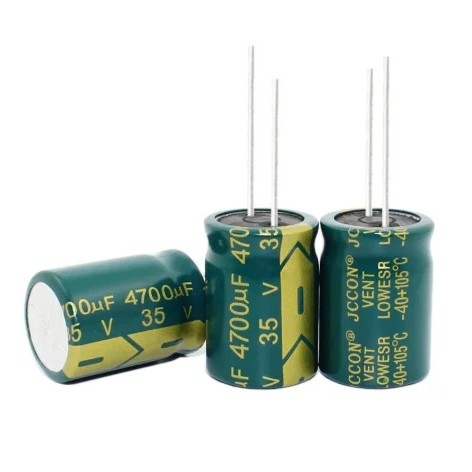 100PCS-20PCS 35V4700UF ความถี่สูงความต้านทานต่ําอลูมิเนียม electrolytic capacitor 4700uf 35 V 16*25 
