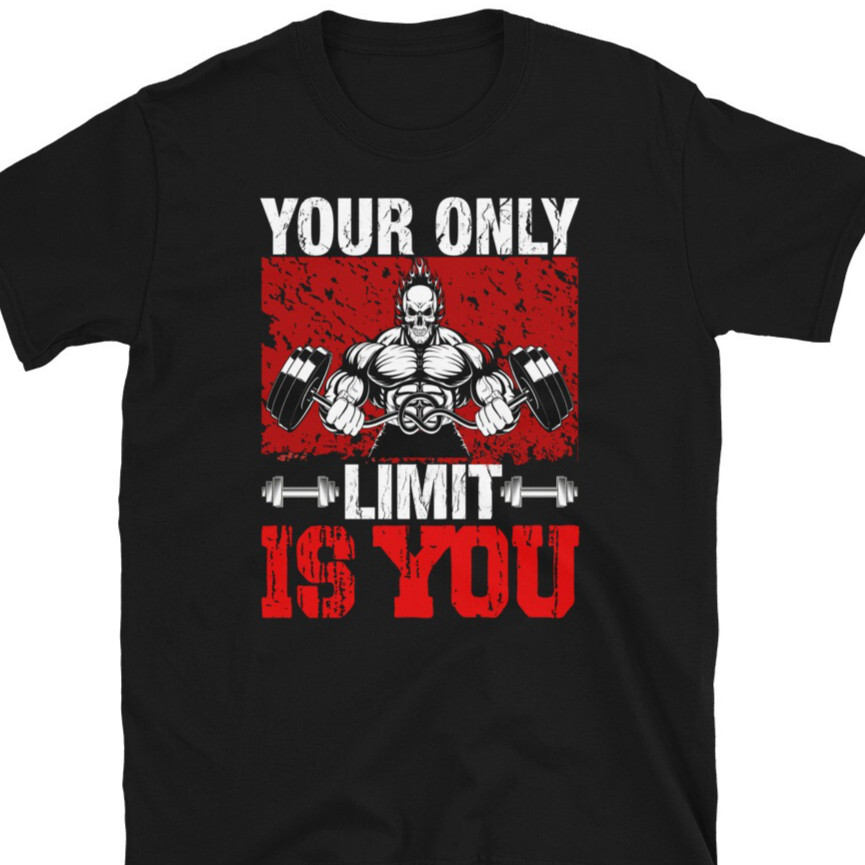 Art Words English Cool ลายการ์ตูน Street Wear Style Gym Wear Niche Design เสื้อยืด