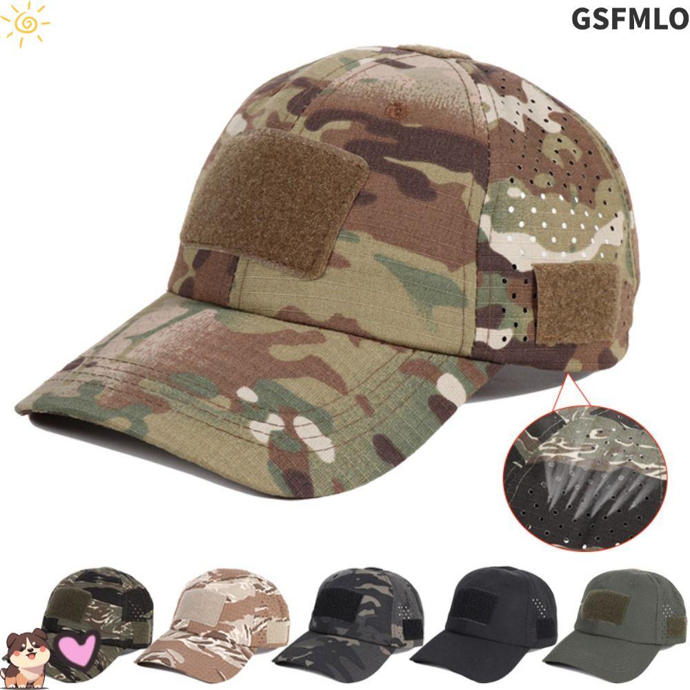 GSFMLO หมวกกันแดด, หมวกเบสบอลลําลอง, หมวกลิ้นเป็ดระบายอากาศแฟชั่น กีฬากลางแจ้ง