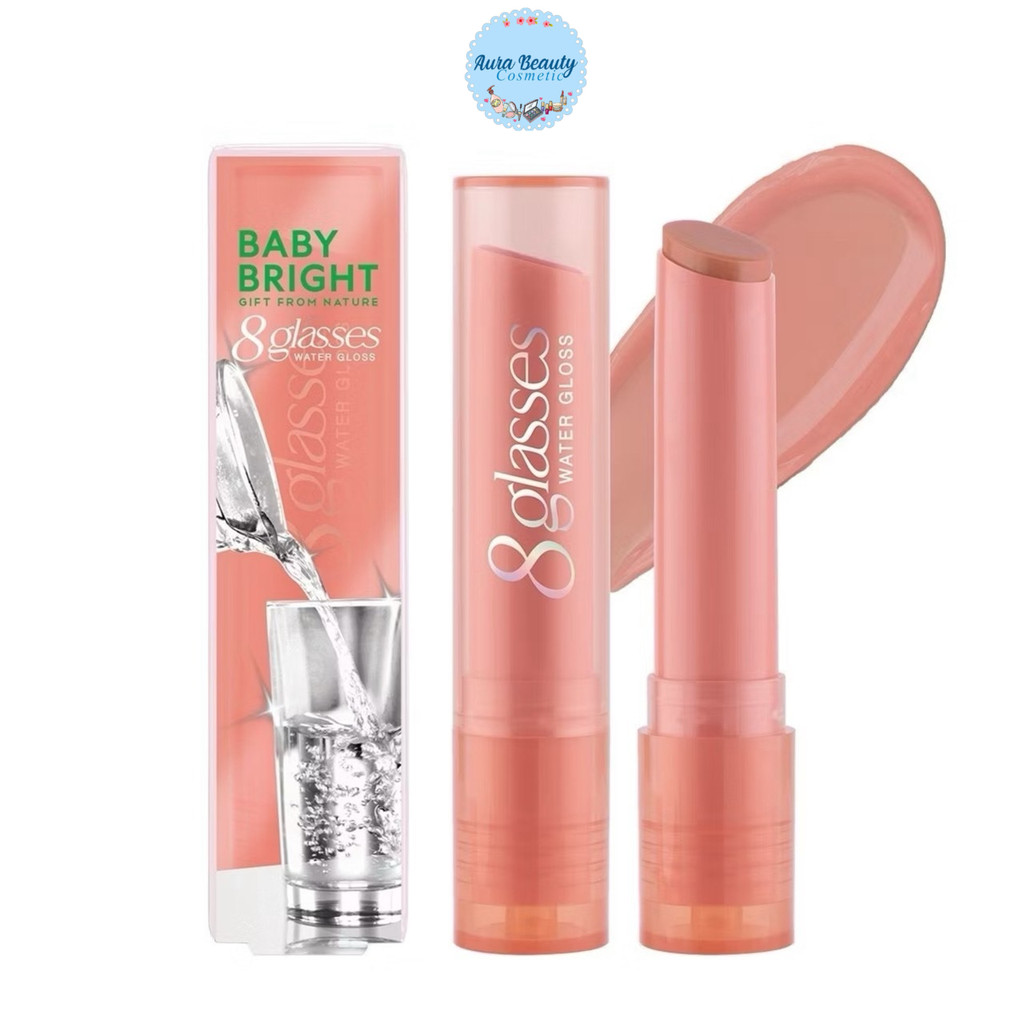 Baby Bright 8 Glasses Water Gloss ลิปน้ำ 8 แก้ว เบบี้ไบร์ท