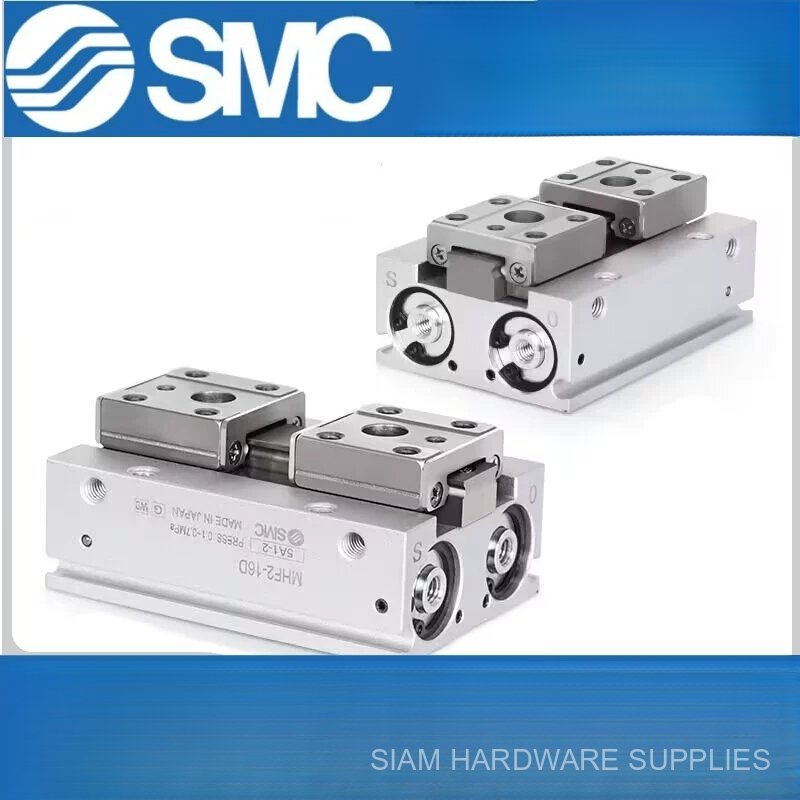 SMC กระบอกลมนิ้วคู่ขนาน ของแท้ รุ่น MHF2-8/MHF2-16/MHF2-20D/D1/D2/DR/D1R/D2R