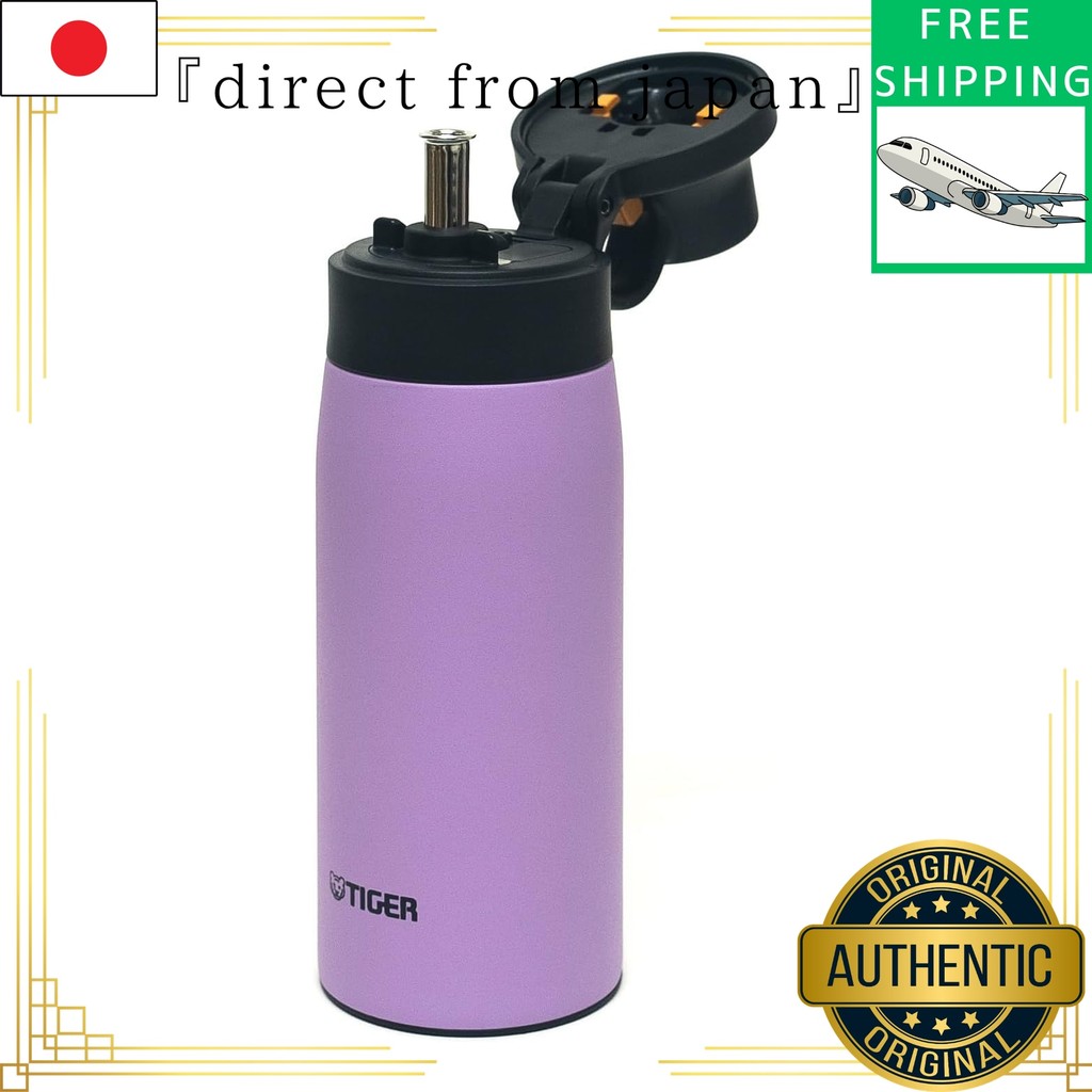 【DIRECT FROM JAPAN】Tiger Thermos (TIGER) Water Bottle 350ml Stainless Steel with Straw Stainless Ste
