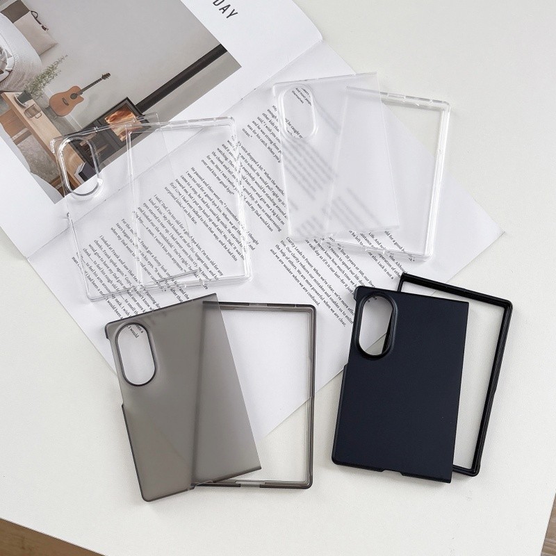 เคสโทรศัพท์ใสสีลูกกวาดน่ารักสําหรับ Samsung Galaxy Z Fold8 Wide Zflod8 ฝาหลังกันกระแทก