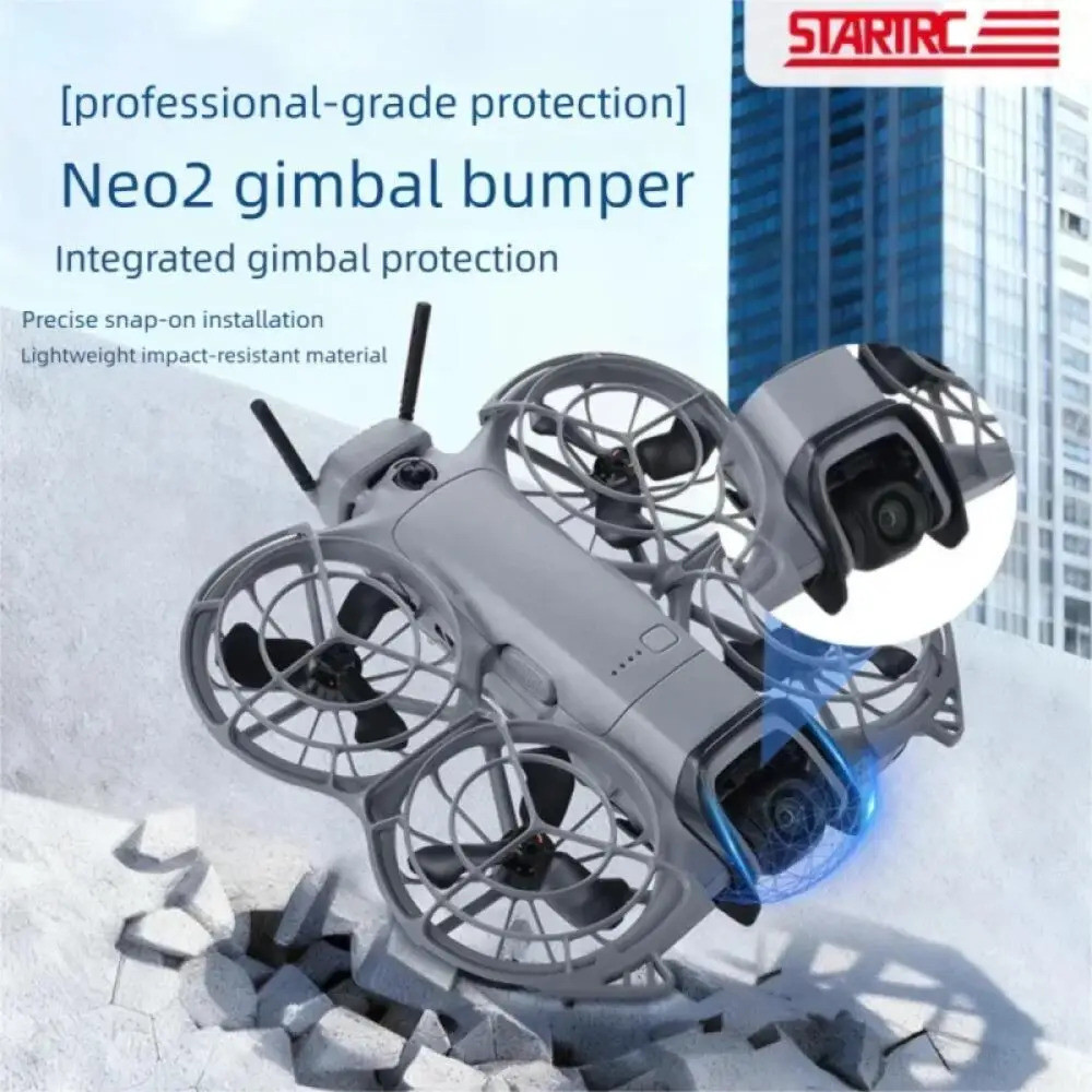 Anti-Collision กันชนสําหรับ DJI Neo 2 Gimbal เลนส์ป้องกันบาร์พลาสติก Quick Release กันชนสําหรับ DJI 