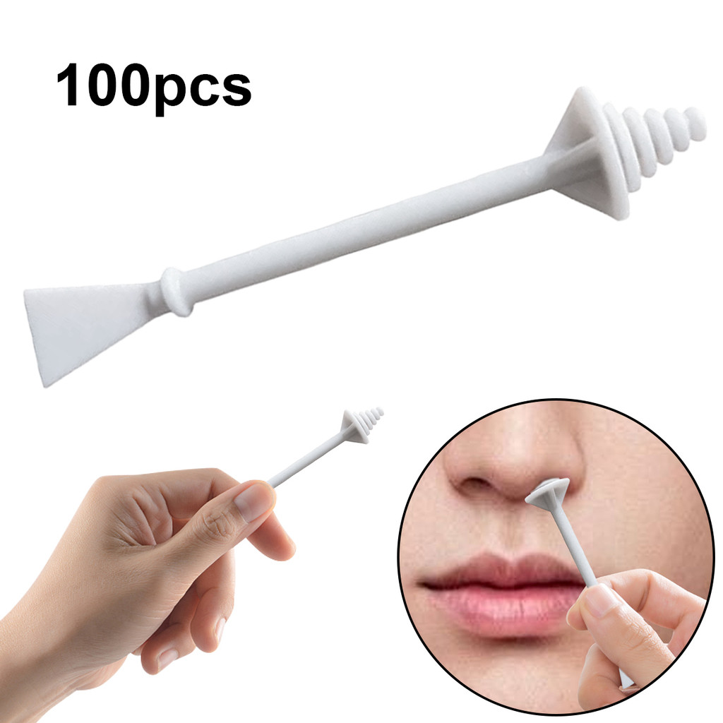 LlittlesunlaNose Wax Sticks Nose Wax Applicators สําหรับไม่เจ็บปวดจมูกกําจัดขนเครื่องมือขี้ผึ้งอุปกร