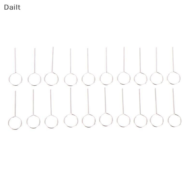 Dailt 20 ชิ้น/ล็อต Universal ซิมการ์ดถาด Ejector Eject Pin Key Removal เครื่องมือสําหรับโทรศัพท์ (TH)