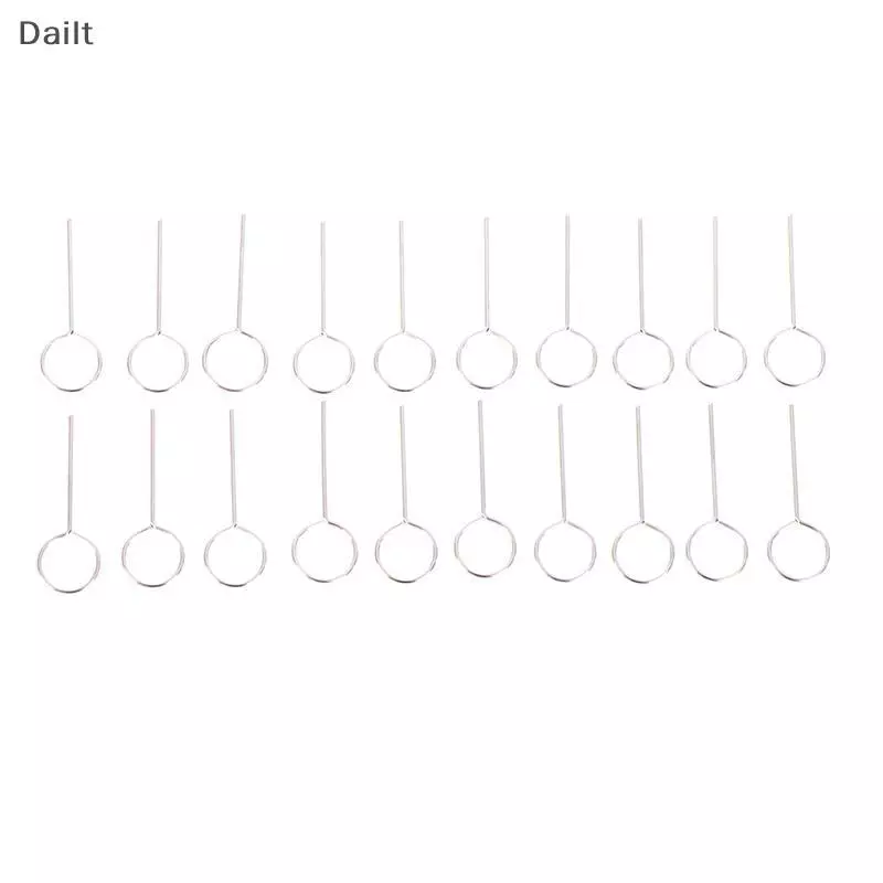Dailt 20 ชิ้น/ล็อต Universal ซิมการ์ดถาด Ejector Eject Pin Key Removal เครื่องมือสําหรับโทรศัพท์ (TH)