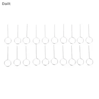 Dailt 20 ชิ้น/ล็อต Universal ซิมการ์ดถาด Ejector Eject Pin Key Removal เครื่องมือสําหรับโทรศัพท์ (TH)