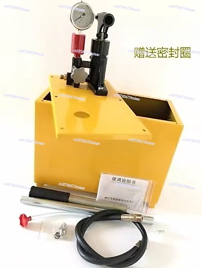 SB25/30Mpa Manual Pressure Test Pump High Speed Rail Box Pipeline Pressure Test Pump Water Pipeline
