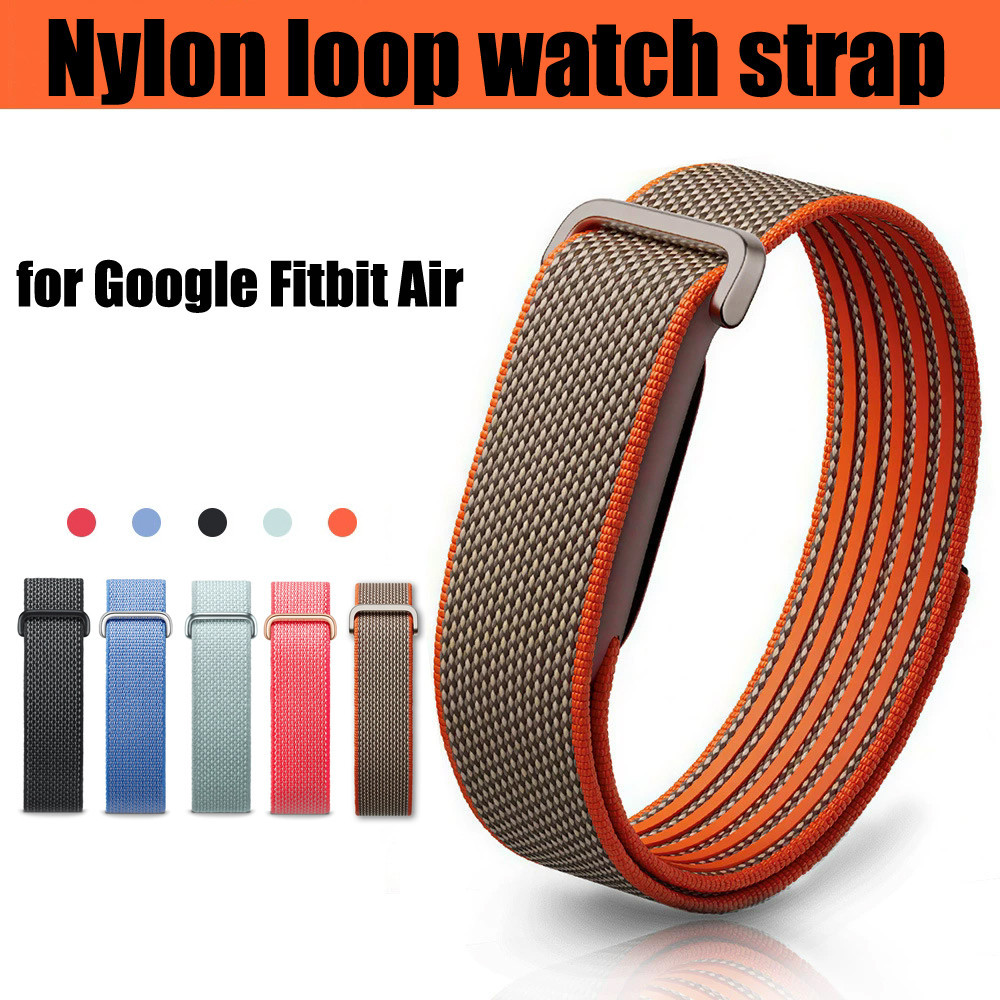 เหมาะสําหรับ Google Fitbit Air Strap Google Fitbit Air Nylon Loop Strap อย่างเป็นทางการสไตล์เดียวกัน