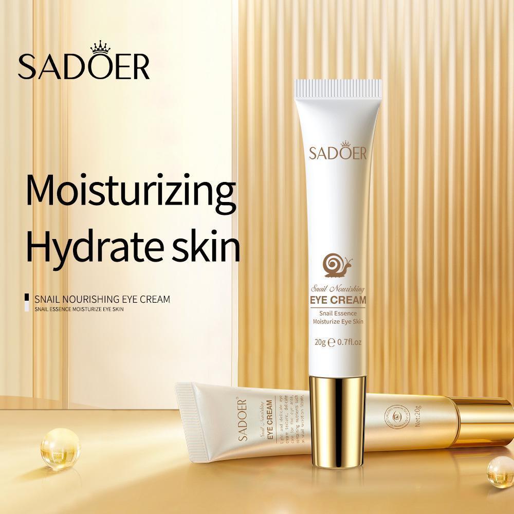 ขายร้อน #~ Snail Eye Cream 20gSADOER Eye Care ลดความหมองคล้ําลบริ้วรอย Eye Soothing lx