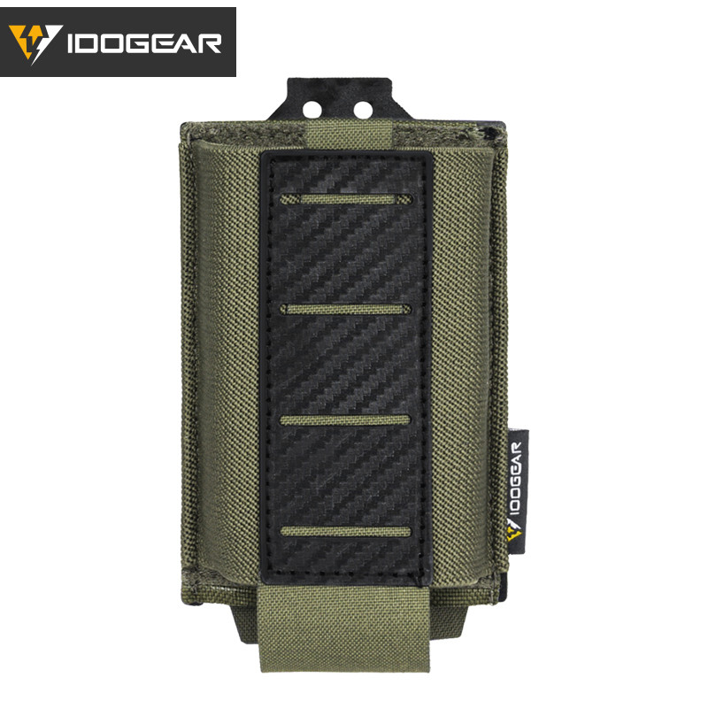 IDOGEAR Single 556 Mag Holder MOLLE Pouch Non-slip Loop-wool Quick Draw 3591