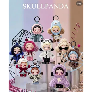 POPMART SKULLPANDA off mode Series จี้ตุ๊กตาตุ๊กตา MZLA