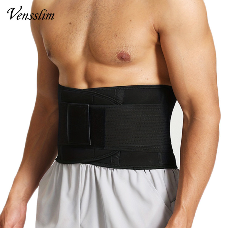 Vensslim ร้อน Thermo Trimmer เอว Cinchers Ab เข็มขัดสําหรับชายเอวเทรนเนอร์รัดตัว Slimming Body Shaper ออกกําลังกายซาวน่า Sweat Band