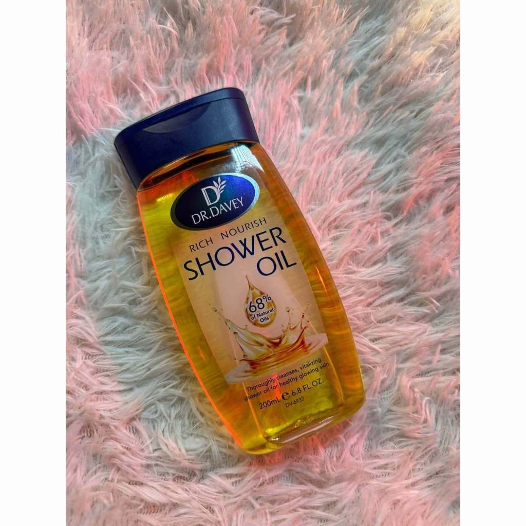 DR.DAVEY Rich Nourish Shower Oil 200ml 68% Natural Oi 浴油6.28