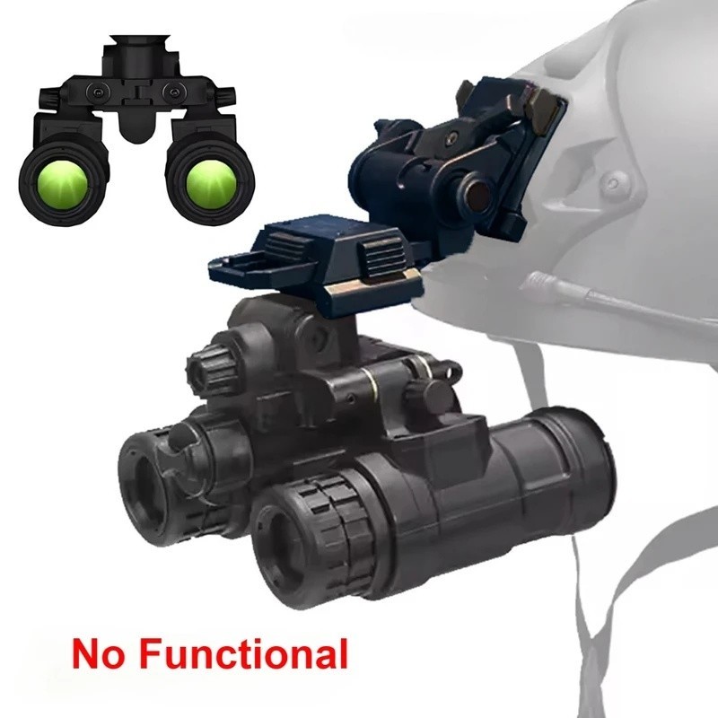 หมวกกันน็อคยุทธวิธี NVG AN-PVS31 Dummy รุ่น Night Vision Goggles Props สําหรับการล่าสัตว์คอสเพลย์