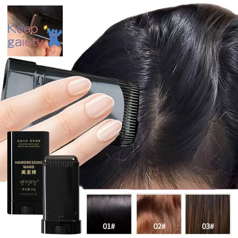 [Kpt-t] สีผม Sti สําหรับผู้ชายและผู้หญิง Quily ครอบคลุมสีเทาสีขาวคอนซีลเลอร์ Hairline ทันทีครอบคลุมย