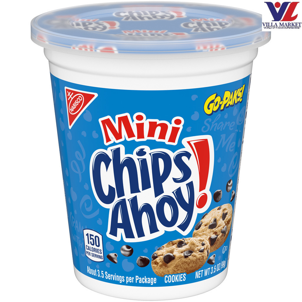 Nabisco Mini Chip Ahoy Cookies 4 Oz. 0097933 นาบิสโก มินิชิพส์อะฮอย คุกกี้ช็อกโกแลตชิป