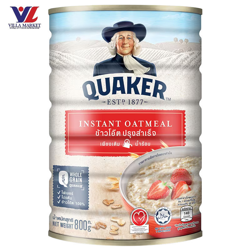 Quaker ข้าวโอ๊ตสำเร็จรูป เควเกอร์ 800G