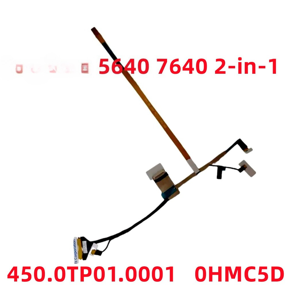 สาย LCD หน้าจอ DisplayPort Cable Replacement สําหรับ Dell Inspiron 5640 7640 2-in-1 0HMC5D FHD 450.-