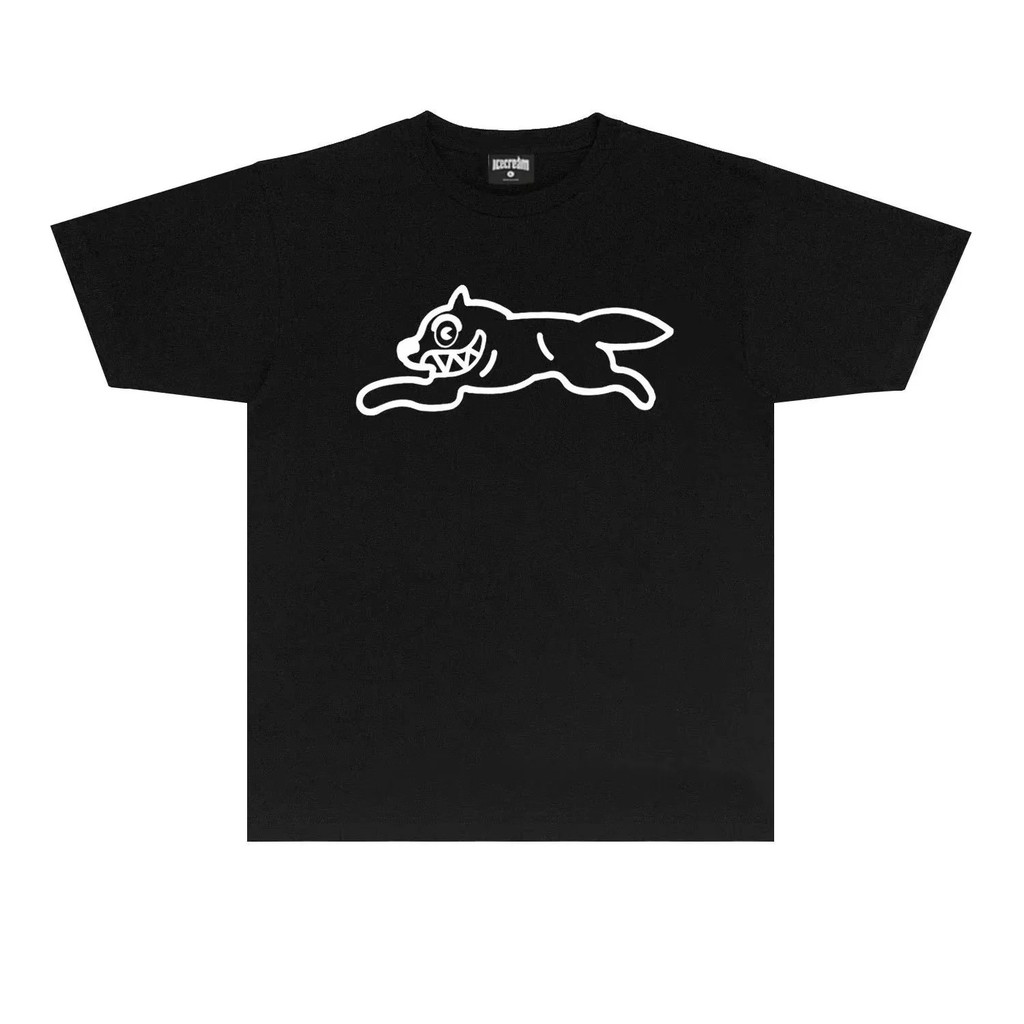 2026 สไตล์ใหม่ Flying Dog Ice Cream Classic Tengu รูปแบบแนวโน้มแฟชั่นฤดูร้อนผ้าฝ้ายแท้พิมพ์เสื้อยืดแขนสั้นพร้อมสต็อก