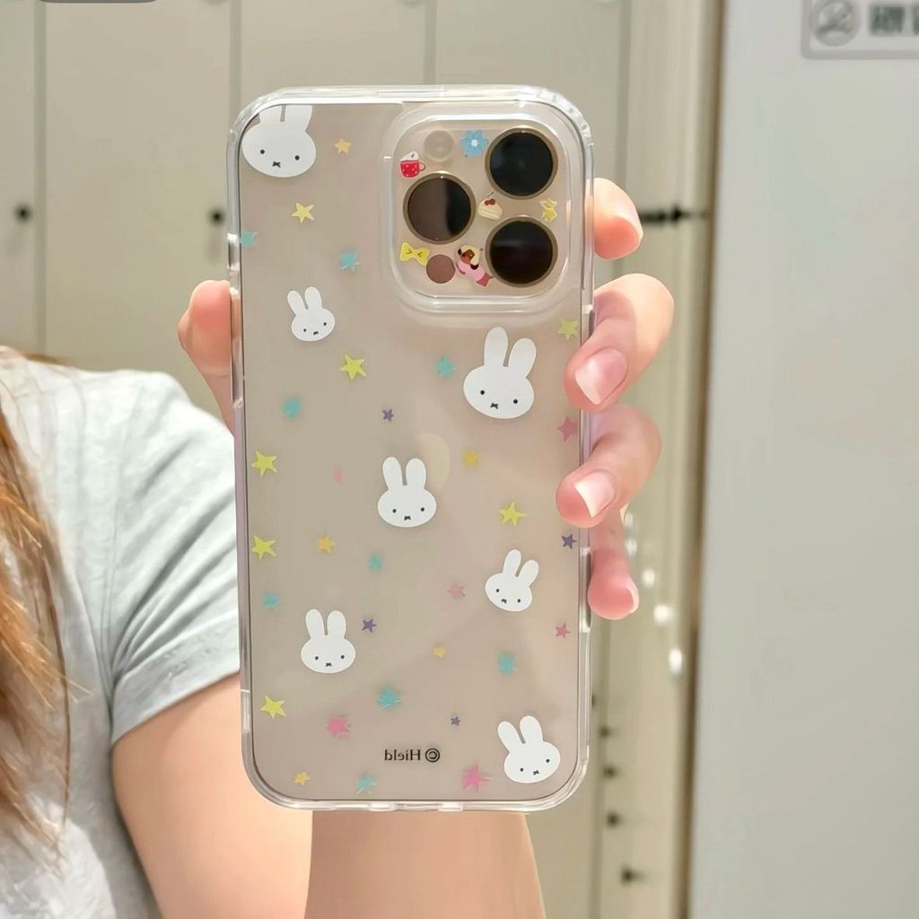 Miffy Star สําหรับ iPhone 1716 promax 14pro1312 เคส 11XRXS โปร่งใส