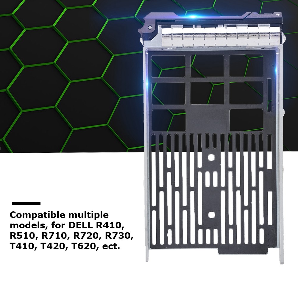 3.5 นิ้ว SAS SATA SSD ฮาร์ดดิสก์ถาดสําหรับ DELL R410 R510 R710 R730 R720 Server