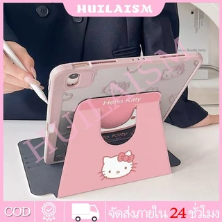 💫พร้อมส่ง💫เคสไอแพด หมุนได้ 360° ลายแมวน้อยสุดน่ารัก พับ 3 ทบ มีช่องเสียบปากกา AIr7 Air6 Gen11 Gen10 pro11