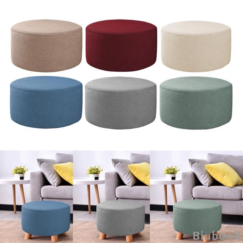 [Biubond] Ottoman Slipcover Footrest Storage Ottoman Cover, Dex Slipcover ซักเครื่องได้