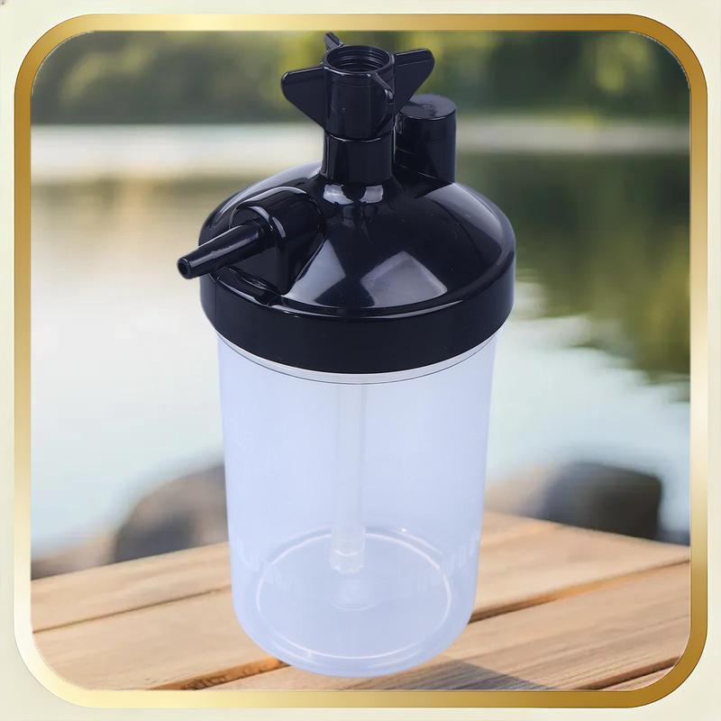 Oxygen Concentrator Humidifier Bubbler ขวดความชื้นสําหรับออกซิเจน Concentrator พร้อมท่อเชื่อมต่อข้อศ
