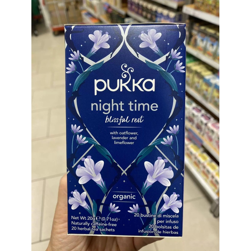 Dutch Original PUKKA PUKKA ชา Sleeping Tea ชาสมุนไพร Night Time Caffeine-Free/Dutch Original PUKKA T