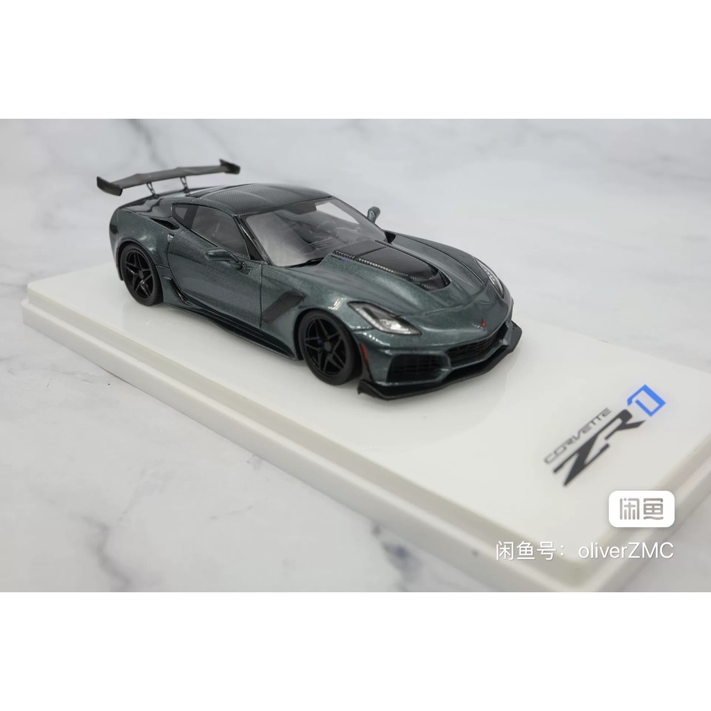 [ออกพิมพ์] tsm 1/43 Chevrolet Corvette C7 ZR1 Metal Dark Grey (หากคุณมีคําถามใดๆ ติดต่อฝ่ายบริการลูก