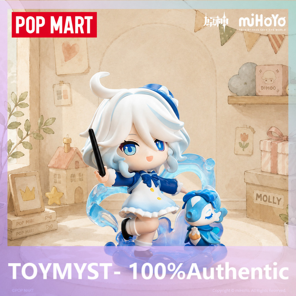 [secret] POPMART POPMART Light Shadow Poem Q Version Series Figure-Made Mystery Box ของแท้รุ่นอินเทรนด์เล่น
