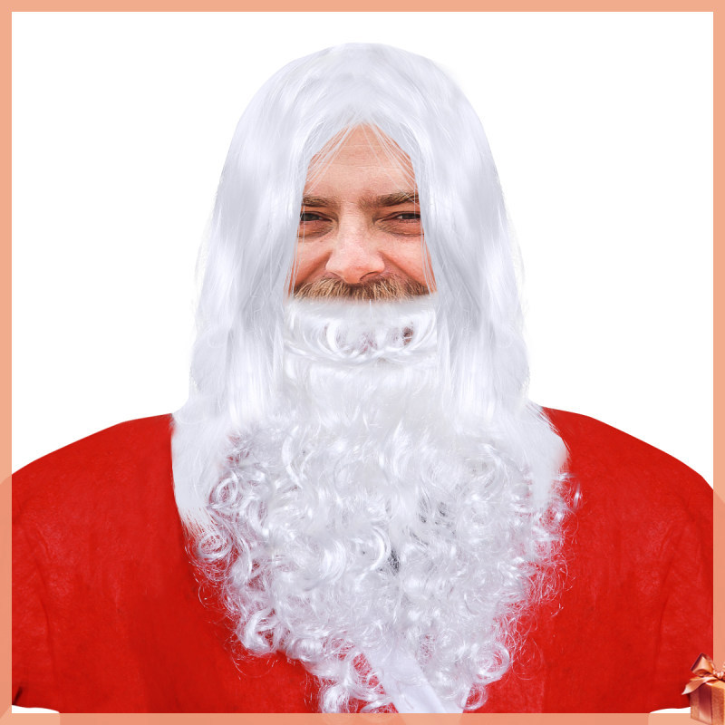 Wizard คอสเพลย์วิกผมเด็กวิกผม Christmas Party Santa Beard สําหรับตุ๊กตา Gnome Beards เครื่องแต่งกาย