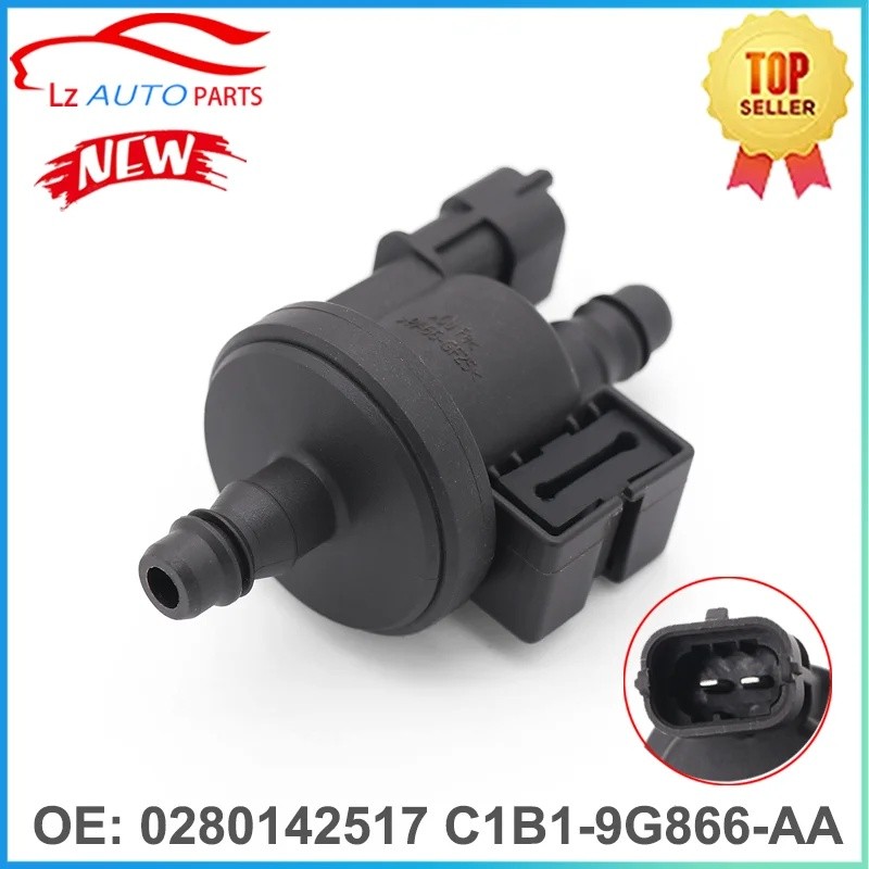 วาล์ว Purge Canister 1 ชิ้น 0280142517 C1B1-9G866-AA 2012-2017 สําหรับ Ford Fiesta Fiesta MK VI Focu