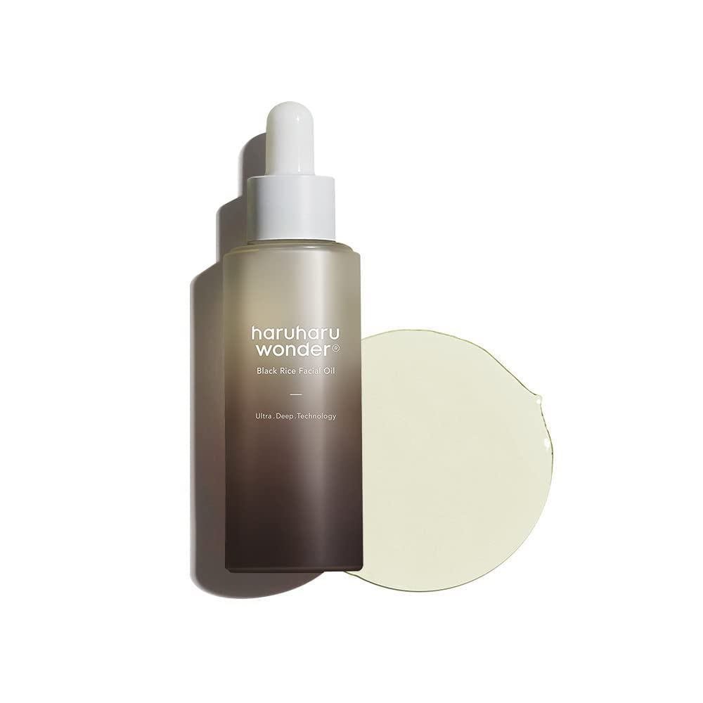 HARUHARU Wonderk Rice Facial Oil, Fast Absorption,Radiant and Glowing,เหมาะสําหรับทุกสภาพผิว,Vitamin
