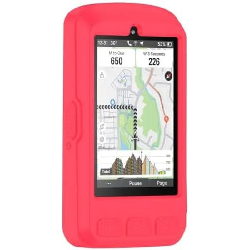 เคสซิลิโคน ใช้ได้กับ Wahoo ELEMNT Bolt 3, ฝาครอบคอมพิวเตอร์จักรยานกันกระแทกแบบนุ่ม, Anti-Scch Cyclin