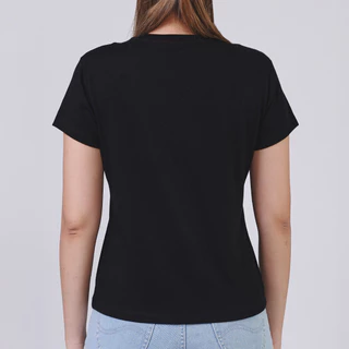 LEE เสื้อยืดแขนสั้นผู้หญิง รุ่น LE F225WTSSF15 สีดำ