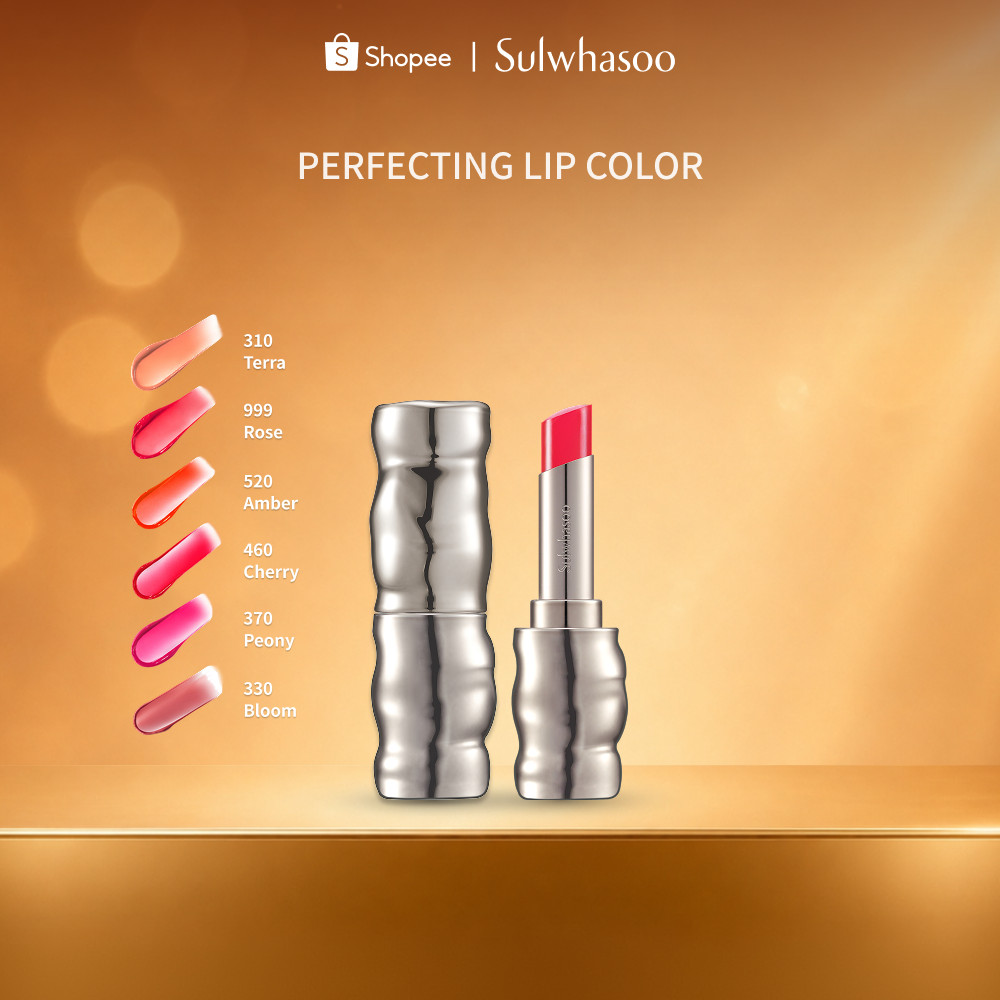 SULWHASOO Perfecting Lip Color 3g. โซลวาซู เพอร์เฟคติ้ง ลิป คัลเลอร์ ขนาด 3 กรัม