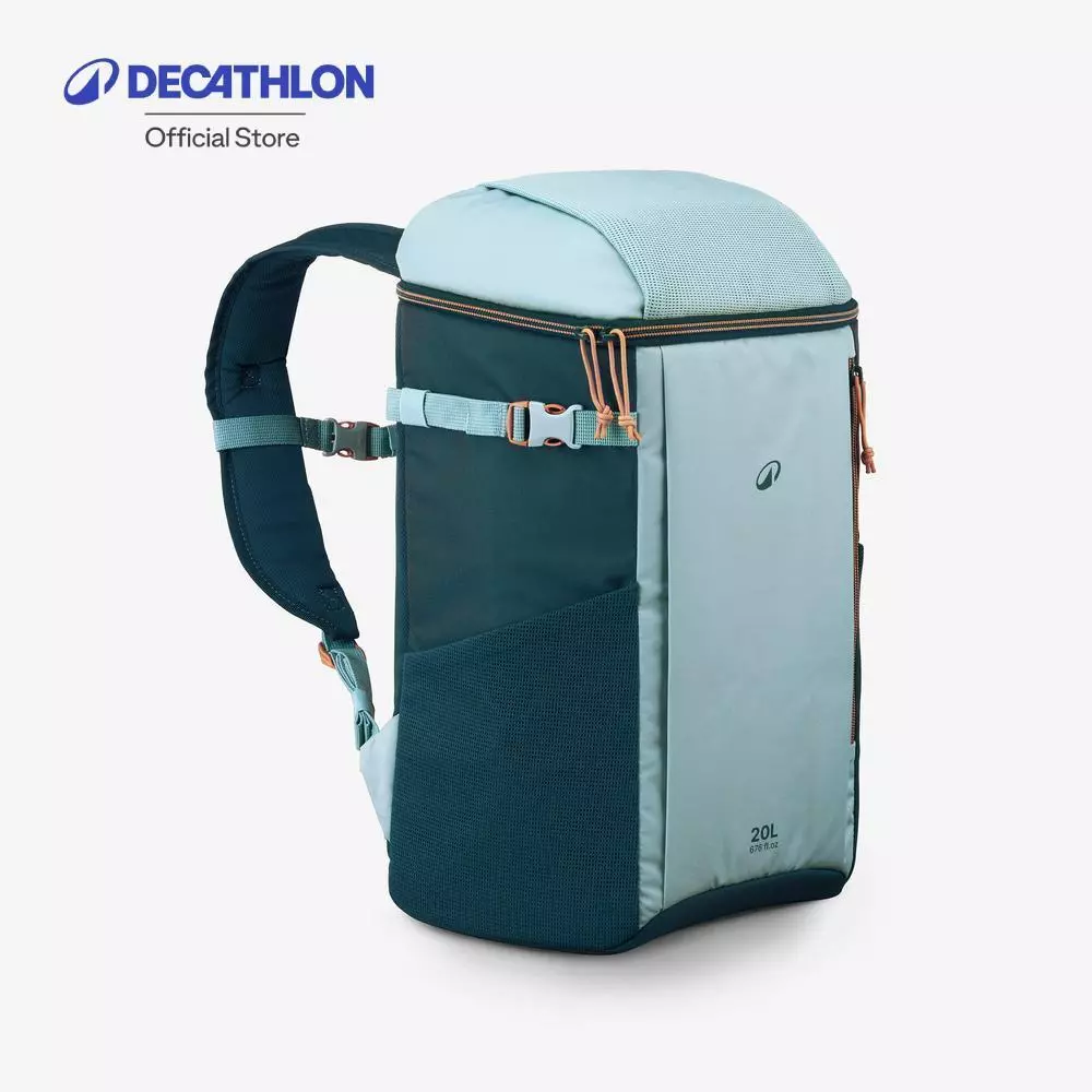 Decathlon 20 L Backpack Cooler 100 - Insulated And Compact เป้เก็บอุณหภูมิขนาด 20 ลิตร รุ่น 100 เก็บความเย็นได้ดี - Blue