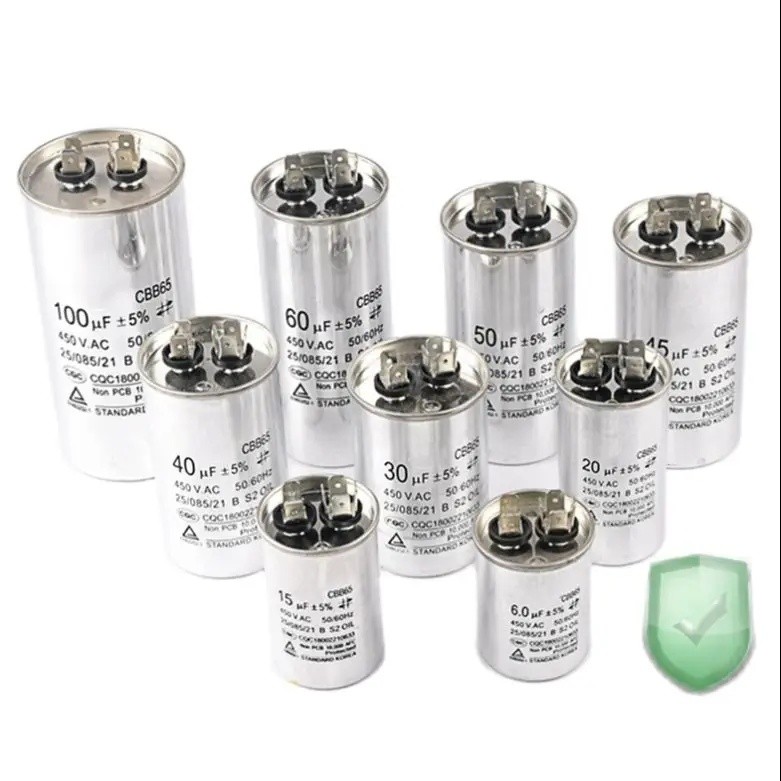ใหม่สําหรับพัดลมเครื่องปรับอากาศส่วน 20UF 25UF 30UF 35UF 45UF 50UF 60UF 70UF 450V